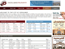 Tablet Screenshot of faisalabadproperty.com